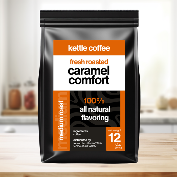 caramel comfort naturally flavored coffee (whole bean or ground) - medium roast