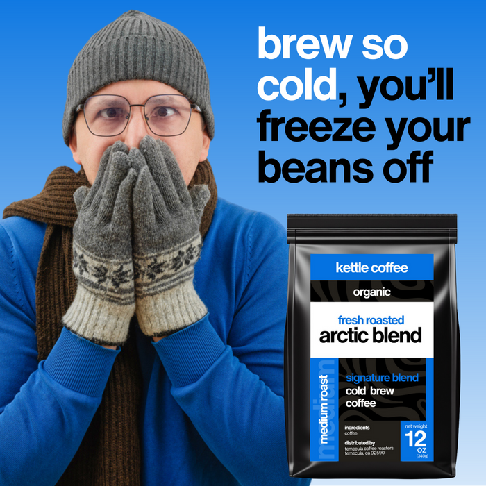 arctic blend cold brew organic coffee (whole bean or ground) - medium roast